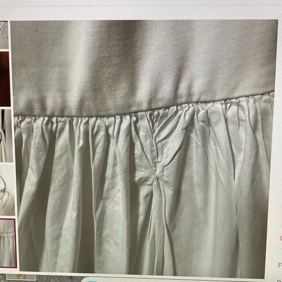 Rue Sophie White Midi Dress Women Size Medium - Picture 14 of 14